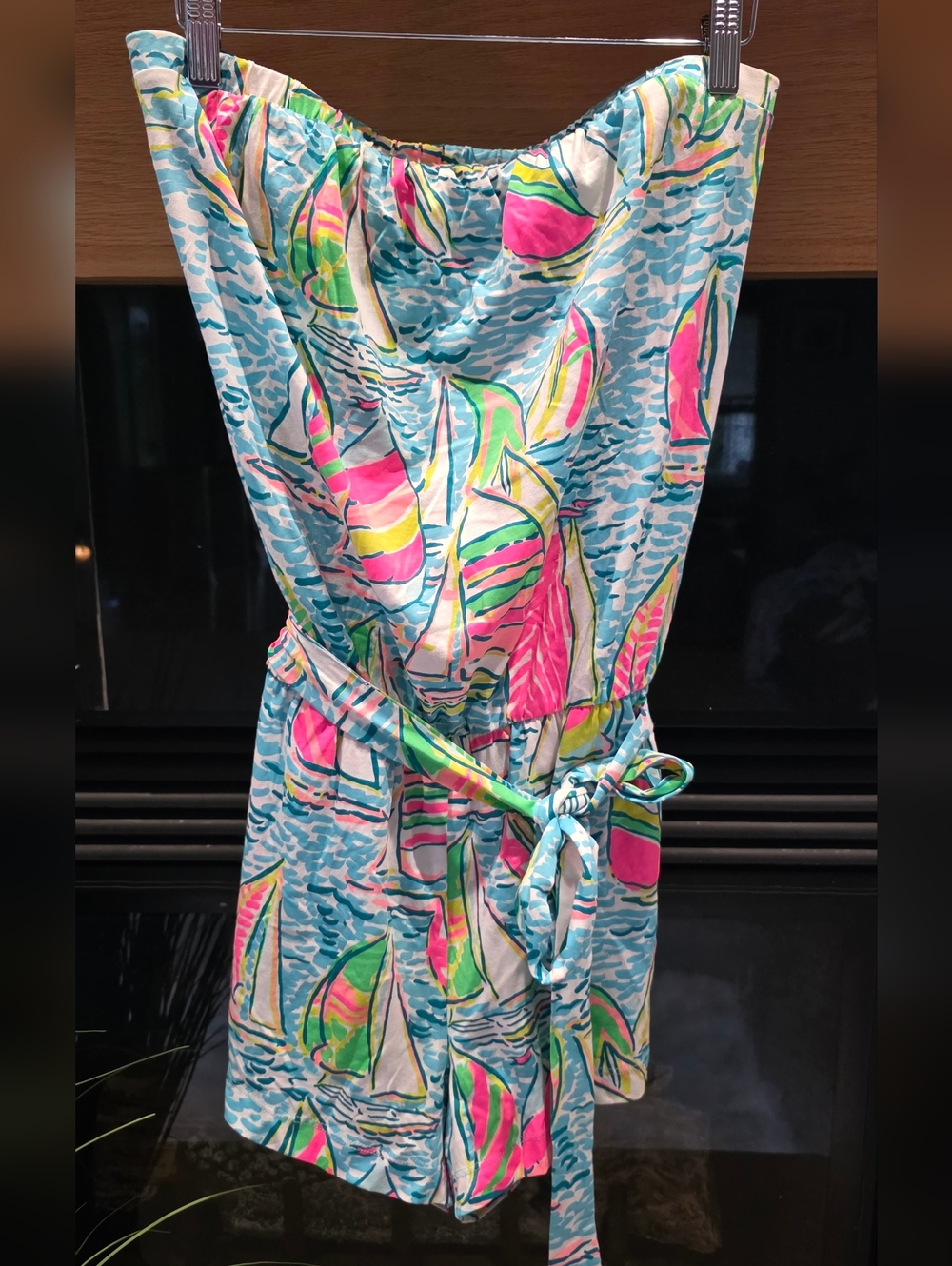 EEUC Ritz Romper in Pop Up UGotta Regatta Size Large